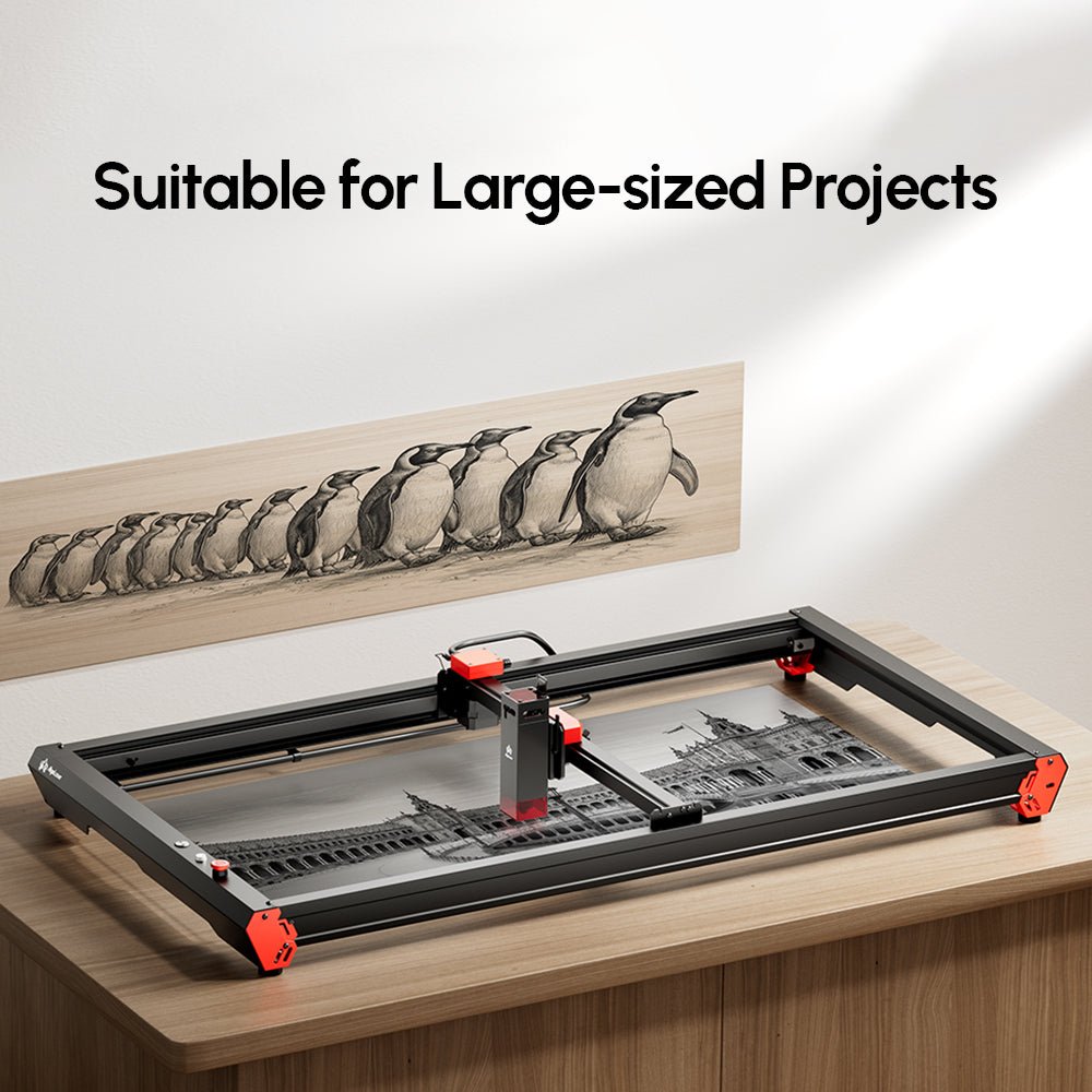 AlgoLaser Aplha Extension Kit Large Object engraving - Stelis3D