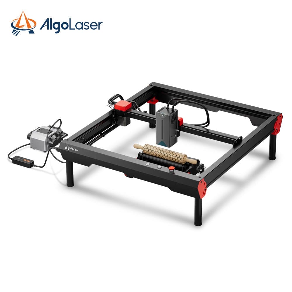 AlgoLaser Rotary Roller with Laser Engraver- Stelis3D