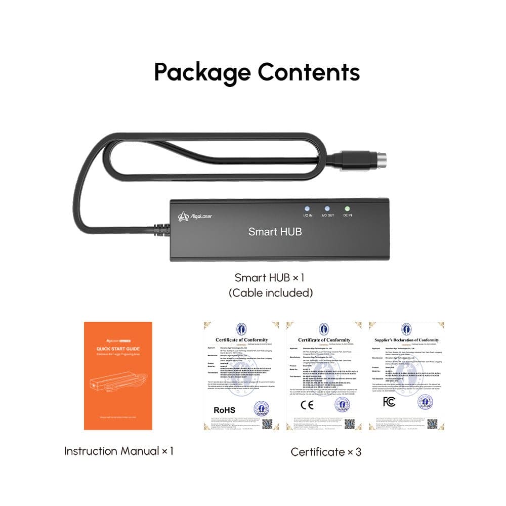 Algolaser Smart Hub Package Contents- Stelis3D