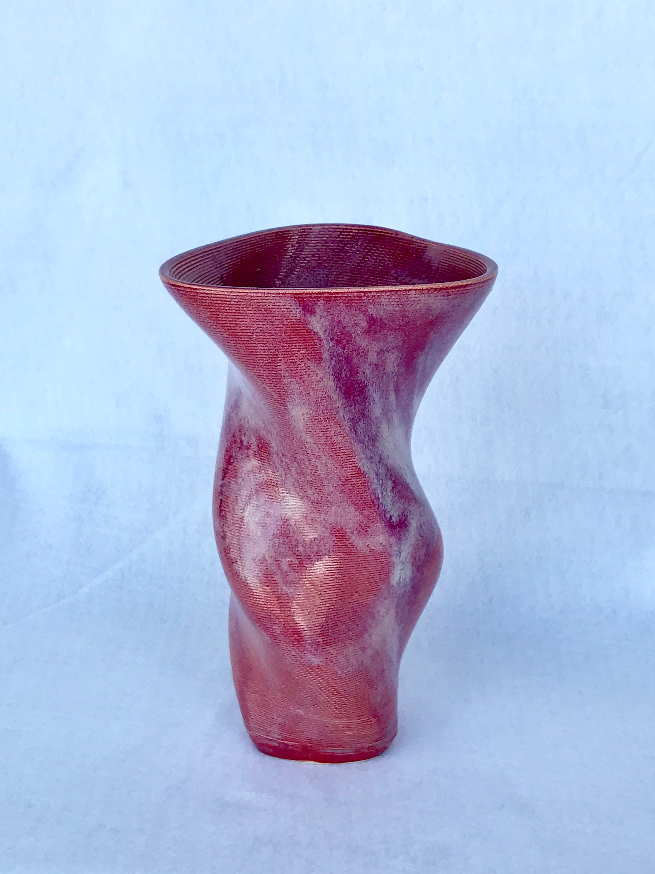 3D PotterBot 10XL High Gloss Red Vase - Stelis3D